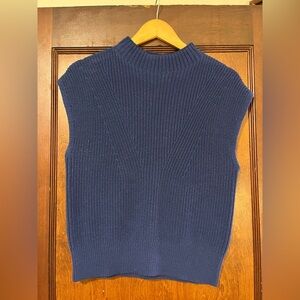 LOFT Navy Knit Top